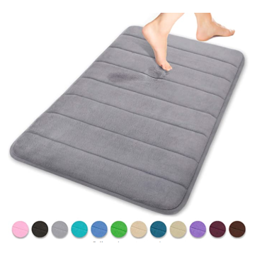 Memory Foam Bath Mat 24x17 inch